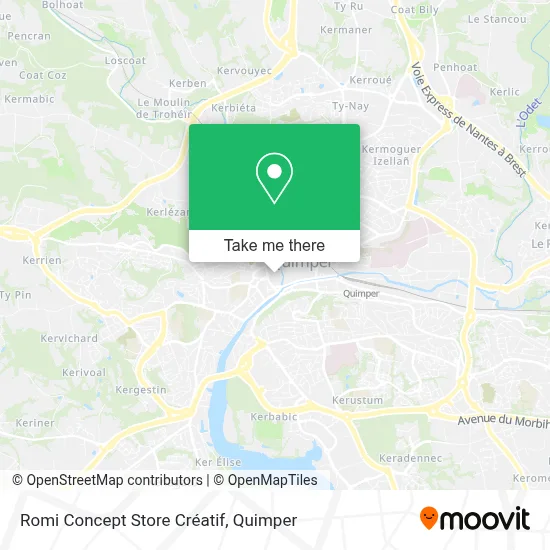 Romi Concept Store Créatif map