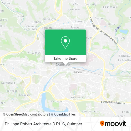 Philippe Robert Architecte D.P.L.G map