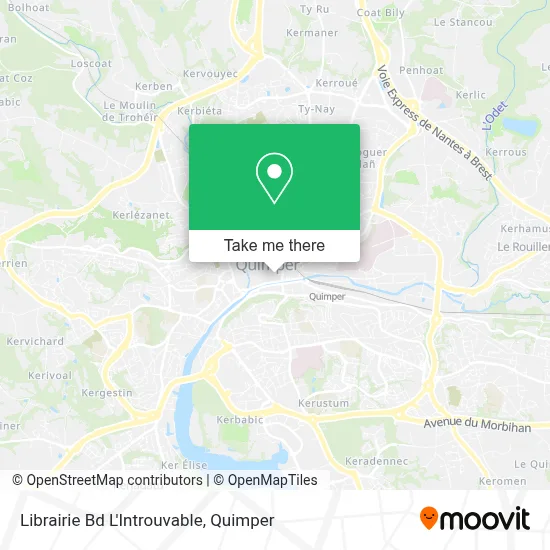 Librairie Bd L'Introuvable map