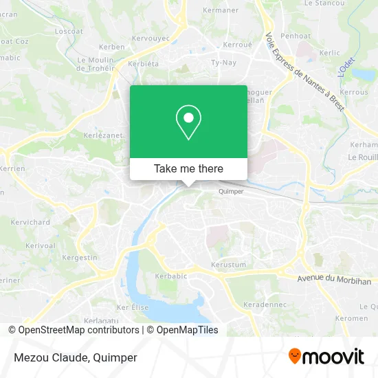 Mezou Claude map