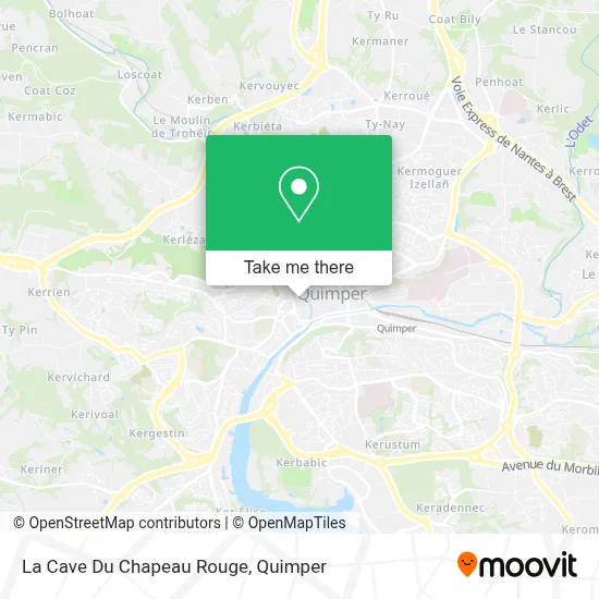 La Cave Du Chapeau Rouge map
