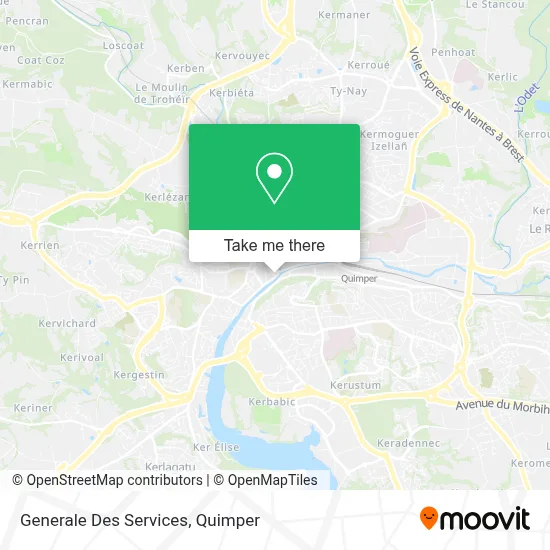 Generale Des Services map