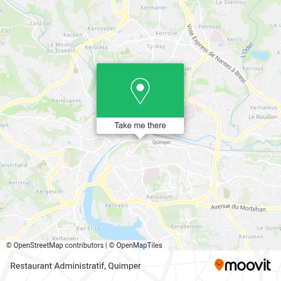 Restaurant Administratif map
