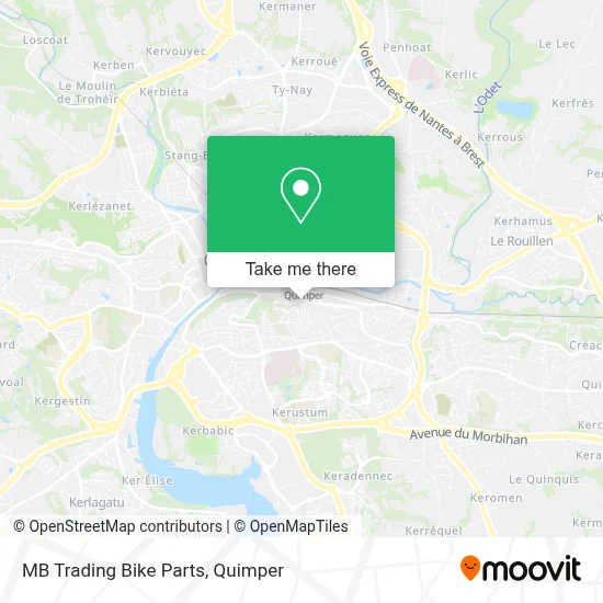 MB Trading Bike Parts map