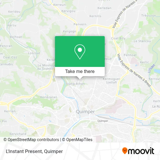 L'Instant Present map