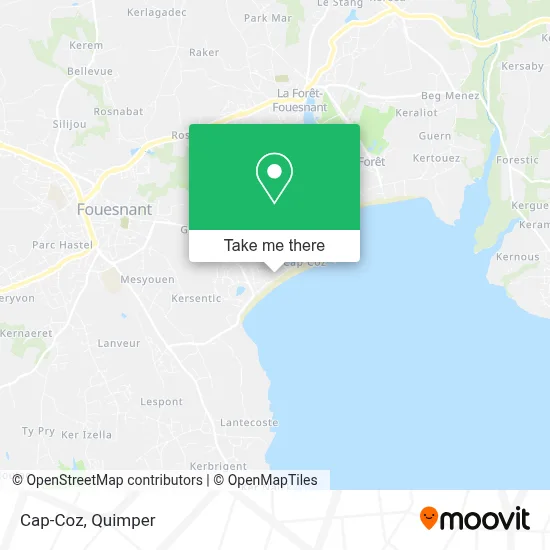 Cap-Coz map