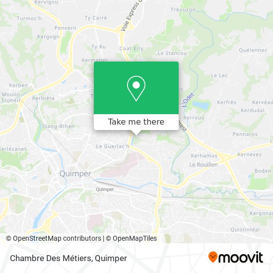 Chambre Des Métiers map