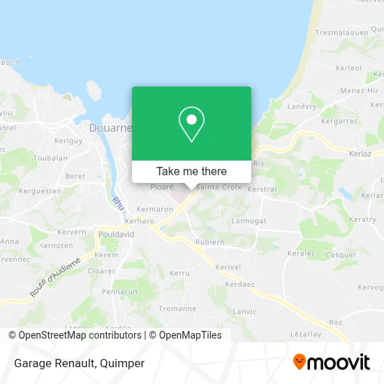 Garage Renault map
