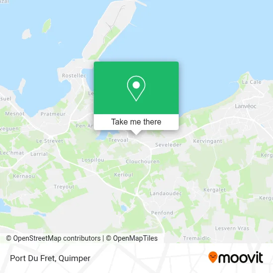 Port Du Fret map