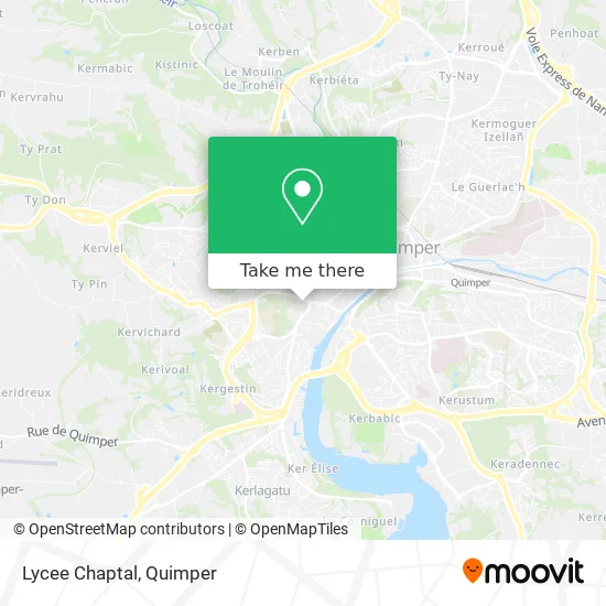 Lycee Chaptal map