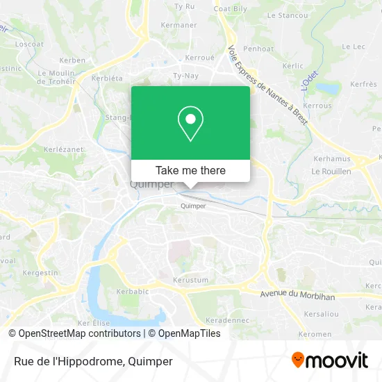 Rue de l'Hippodrome map