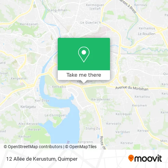12 Allée de Kerustum map