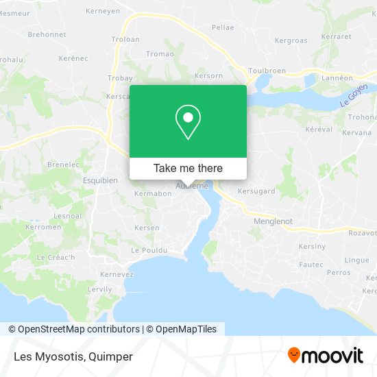 Les Myosotis, 12 Rue Danton 29770 Audierne map
