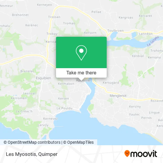 Les Myosotis, 12 Rue Danton 29770 Audierne map