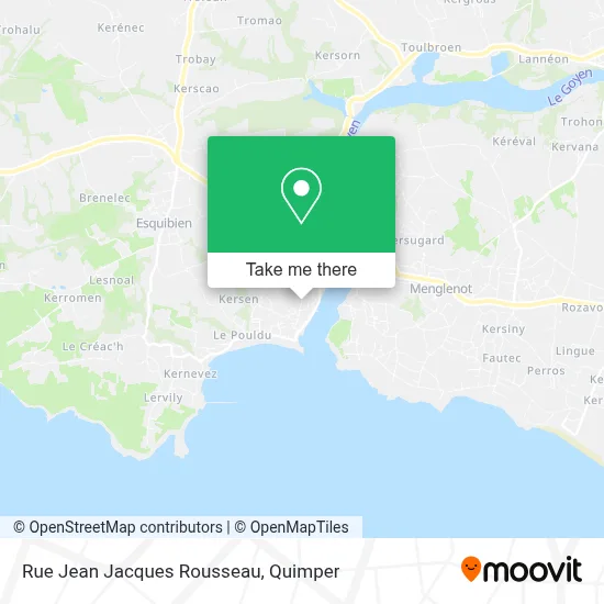 Rue Jean Jacques Rousseau map