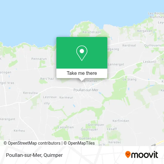 Poullan-sur-Mer map
