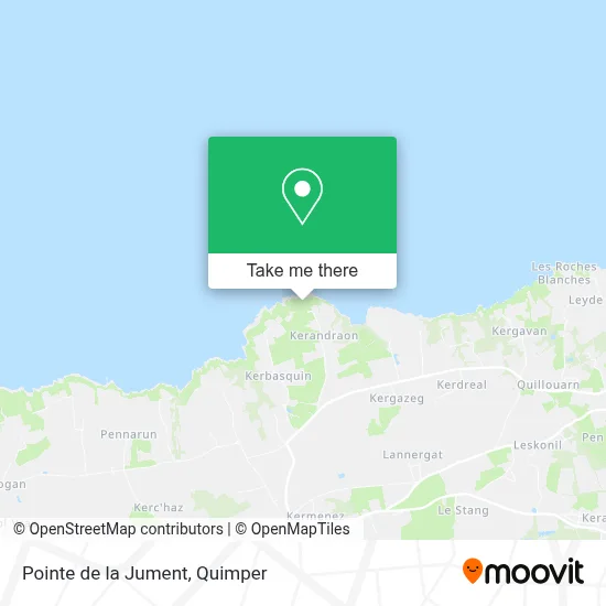 Pointe de la Jument map