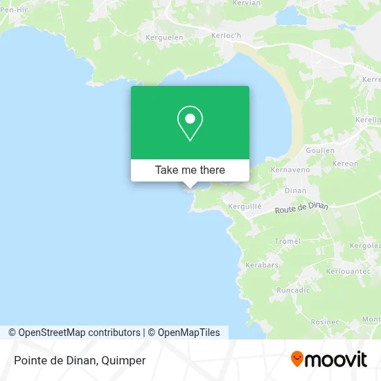 Pointe de Dinan map