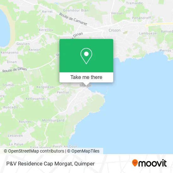 P&V Residence Cap Morgat map