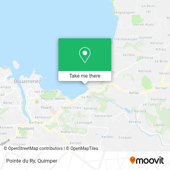 Pointe du Ry map