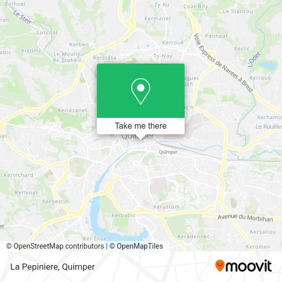 La Pepiniere map