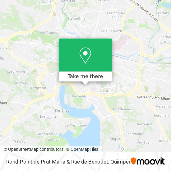 Rond-Point de Prat Maria & Rue de Bénodet map