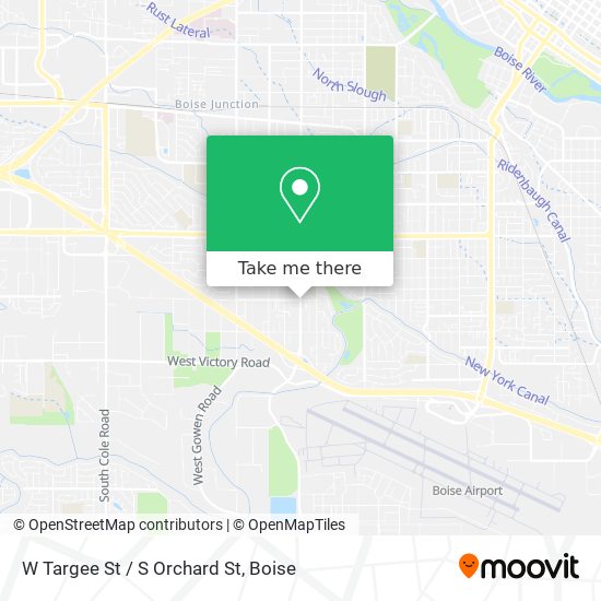 Mapa de W Targee St / S Orchard St