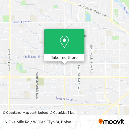 Mapa de N Five Mile Rd / W Glen Ellyn St