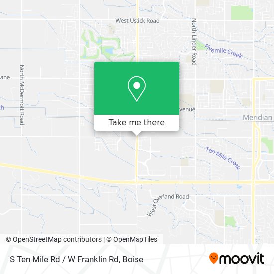 S Ten Mile Rd / W Franklin Rd map