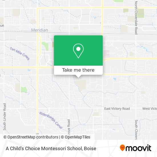 A Child's Choice Montessori School map