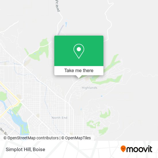 Simplot Hill map