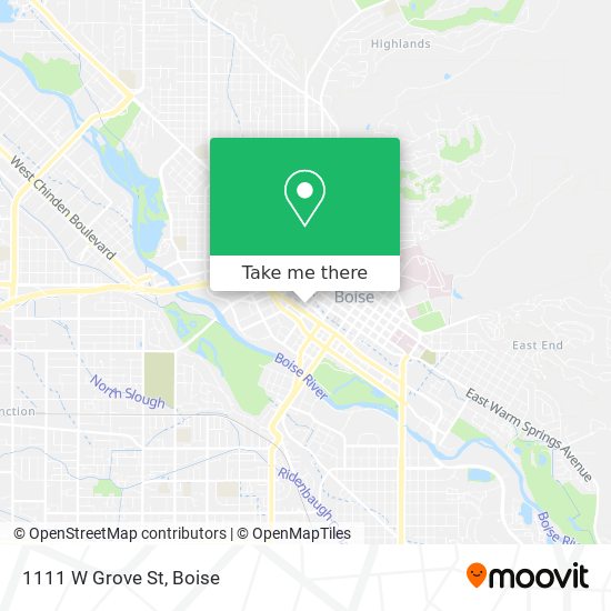 1111 W Grove St map