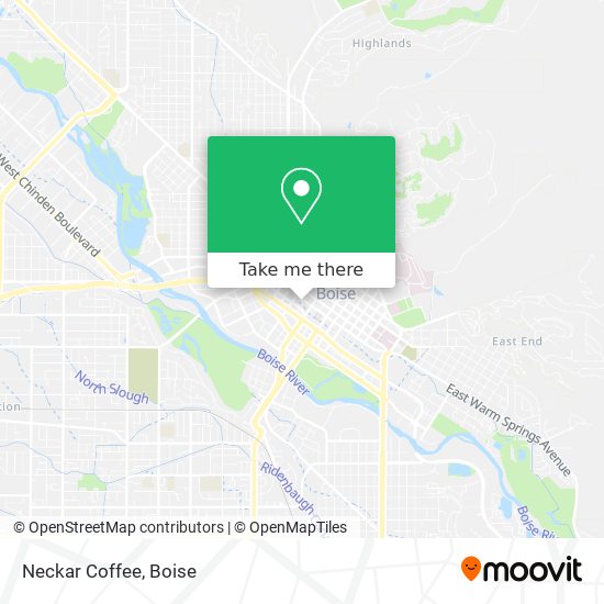 Neckar Coffee map