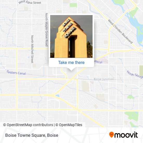 Boise Towne Square map