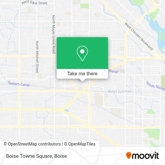 Boise Towne Square map