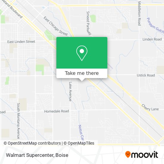 Mapa de Walmart Supercenter