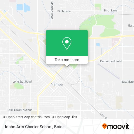 Idaho Arts Charter School map