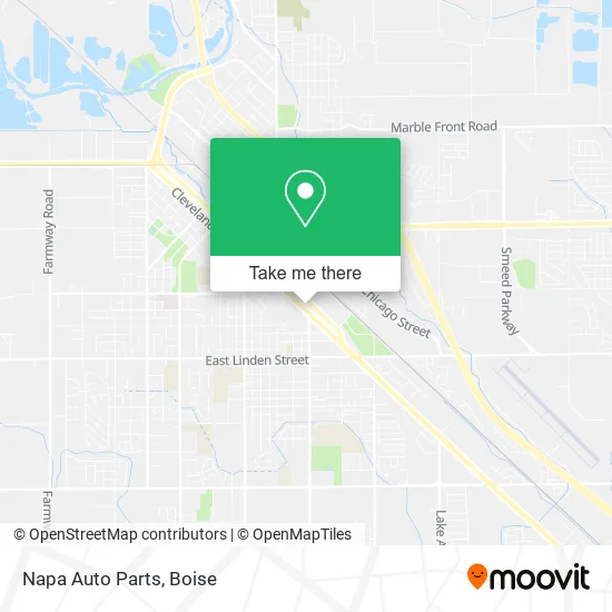 Napa Auto Parts map