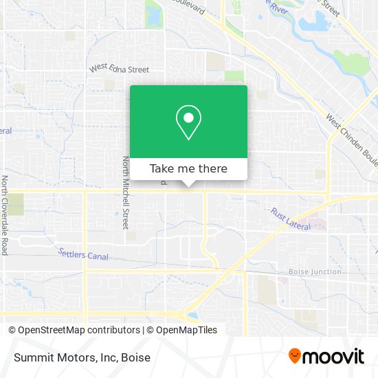 Summit Motors, Inc map