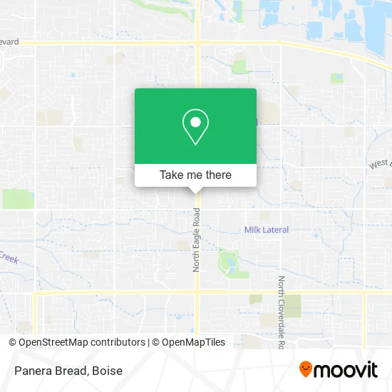 Panera Bread map