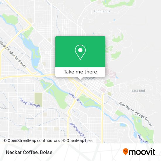 Neckar Coffee map