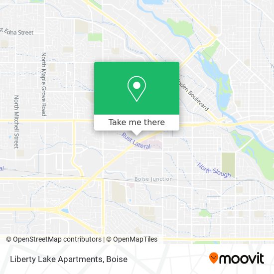 Liberty Lake Apartments map