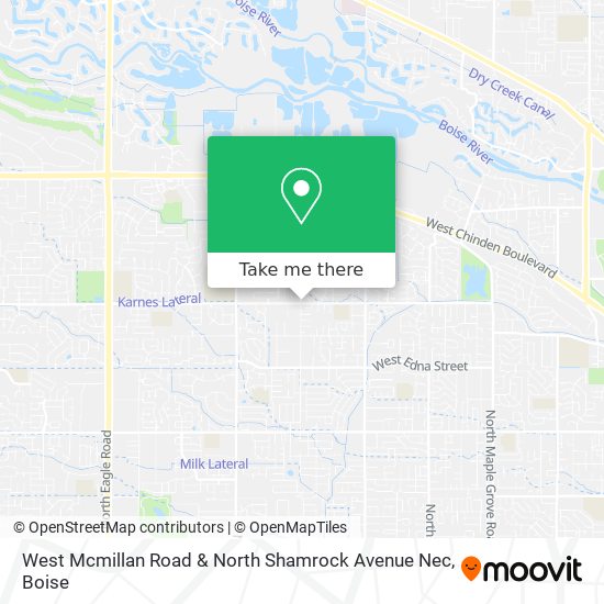 West Mcmillan Road & North Shamrock Avenue Nec map