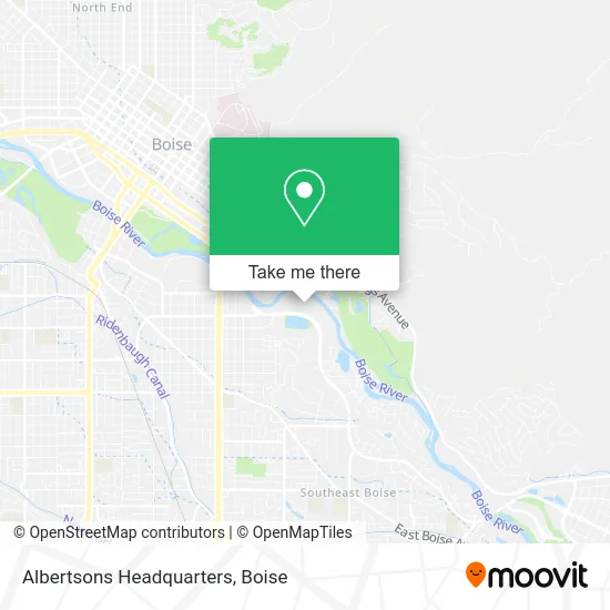 Albertsons Headquarters map