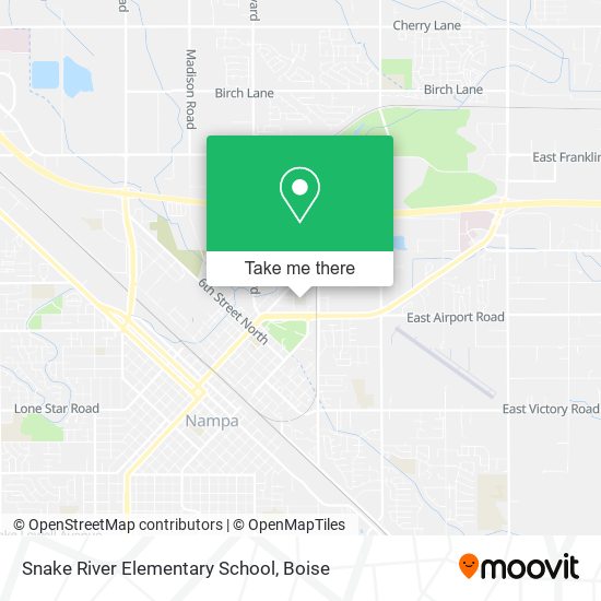 Snake River Elementary School map