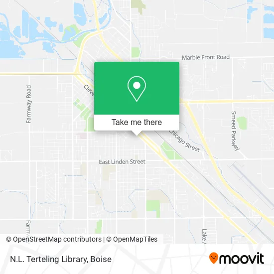 Mapa de N.L. Terteling Library