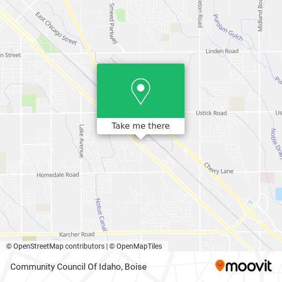 Community Council Of Idaho map