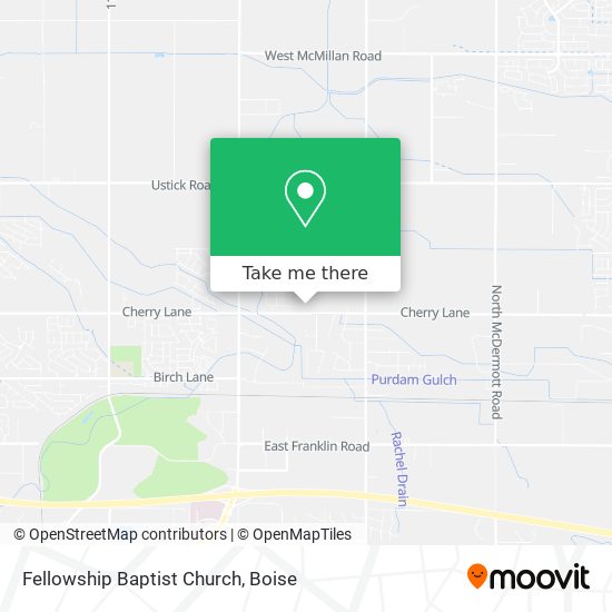 Mapa de Fellowship Baptist Church