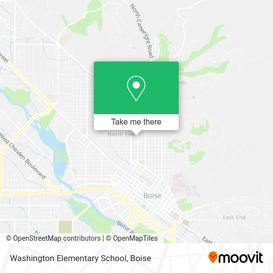Washington Elementary School map