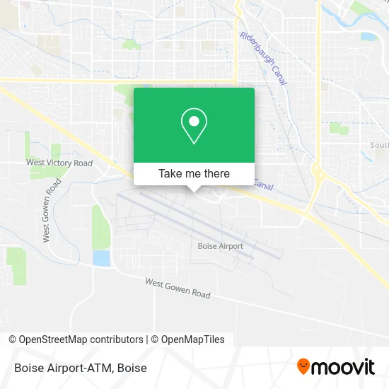 Boise Airport-ATM map